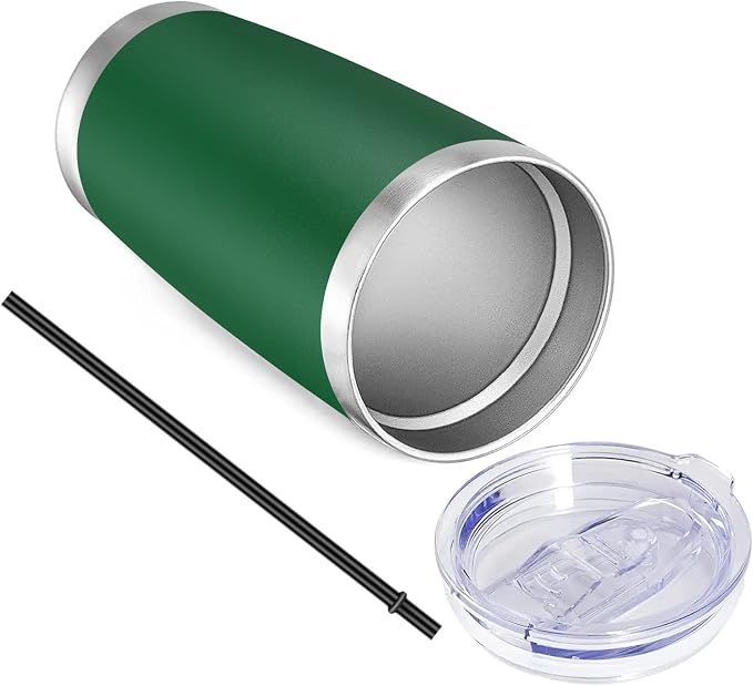 VEGOND 20oz Tumbler with Lid and Straw Stainless Steel Tumbler Cup Vacuum