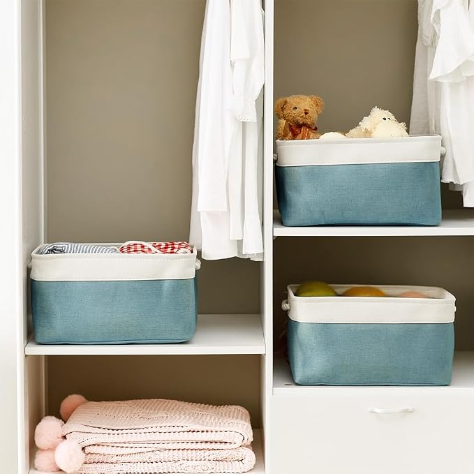 TheWarmHome Fabric Storage Bin