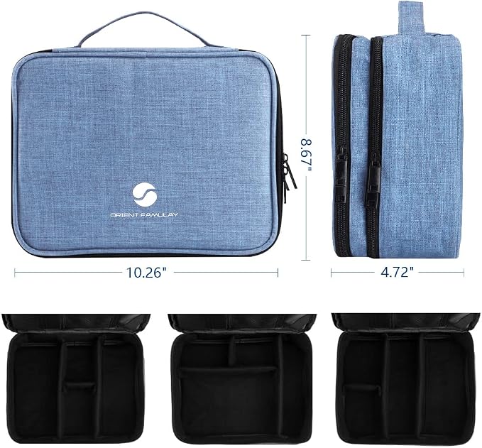 Travel Electronics Organizer, Waterproof Cable Organizer Bag