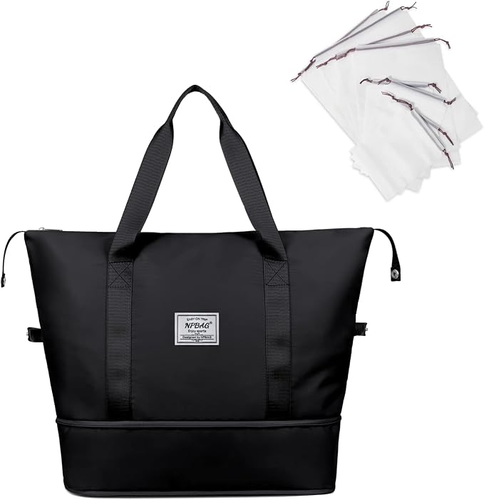 NPBAG Women Travel Duffel, Gym Workout Overnight Bag, Mommy Hospital Bag