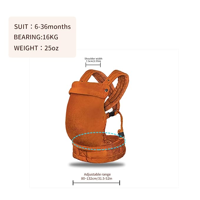 Baby Carrier for Newborn to Toddler, Cozy Baby Wrap Carrier 7-35 lbs, Ergonomic