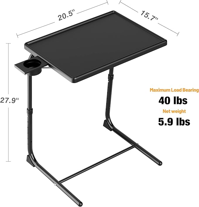 Allpop TV Tray Table, TV Dinner Tray