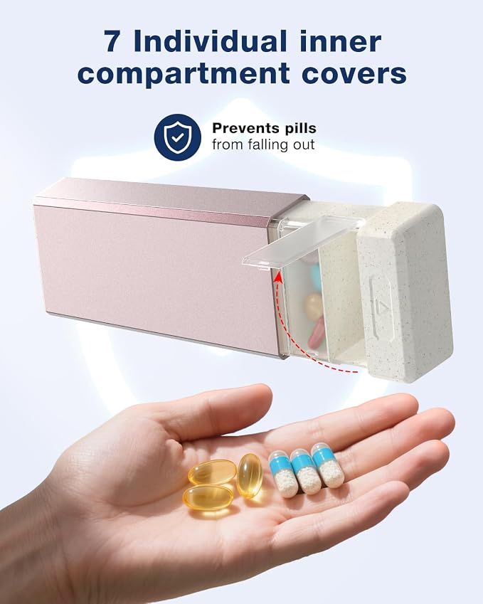 HEIYING 7 Days Pill Organizer
