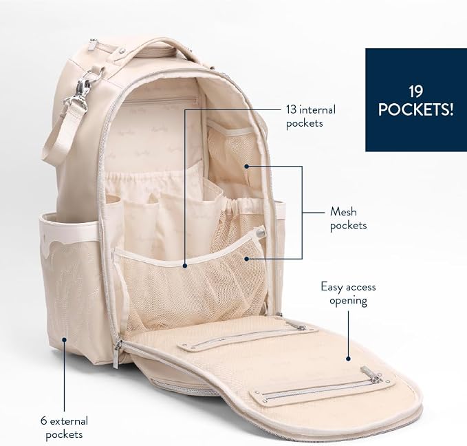 Itzy Ritzy Diaper Bag Backpack – Large Capacity Boss Plus Baby Backpack Diaper
