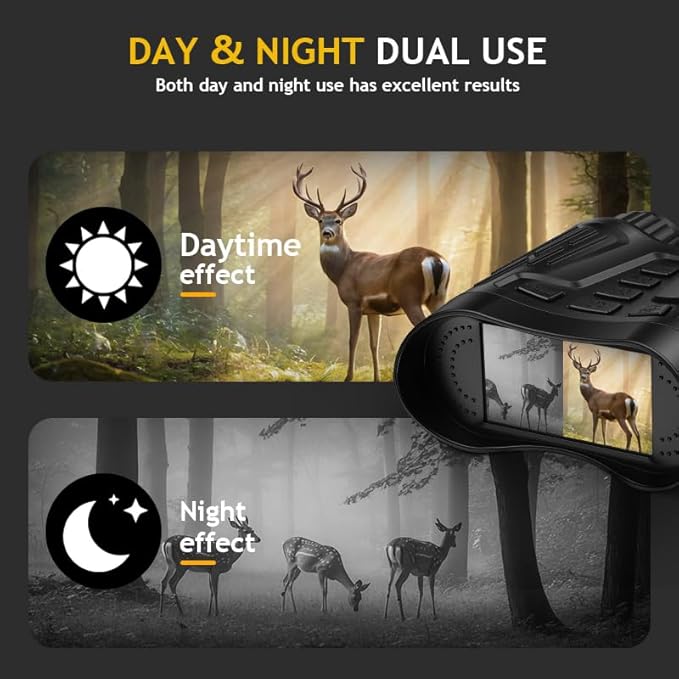 Night Vision Binoculars for Adults, 4K HD Night Vision Goggles