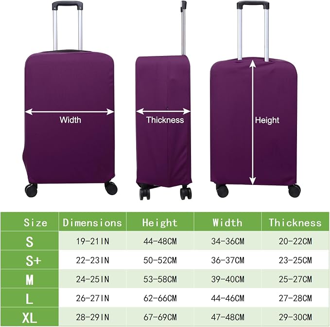 PATIKIL Luggage Cover, Suitcases Covers Elastic Carry on Cover Protector