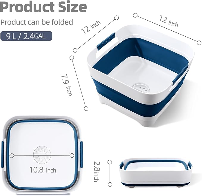 Collapsible Wash Basin for Baby Bottles