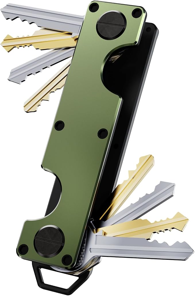 Key Organizer Key Holder Compact Key Case Minimalist Metal Key Chain Key Holder