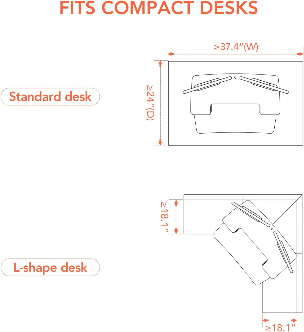FLEXISPOT Electric Standing Desk Converter 42" Height Adjustable Desk 55 LBS Weight Capacity Motorized Stand up Desk Riser with Quick Release Keyboard Tray for Office Home