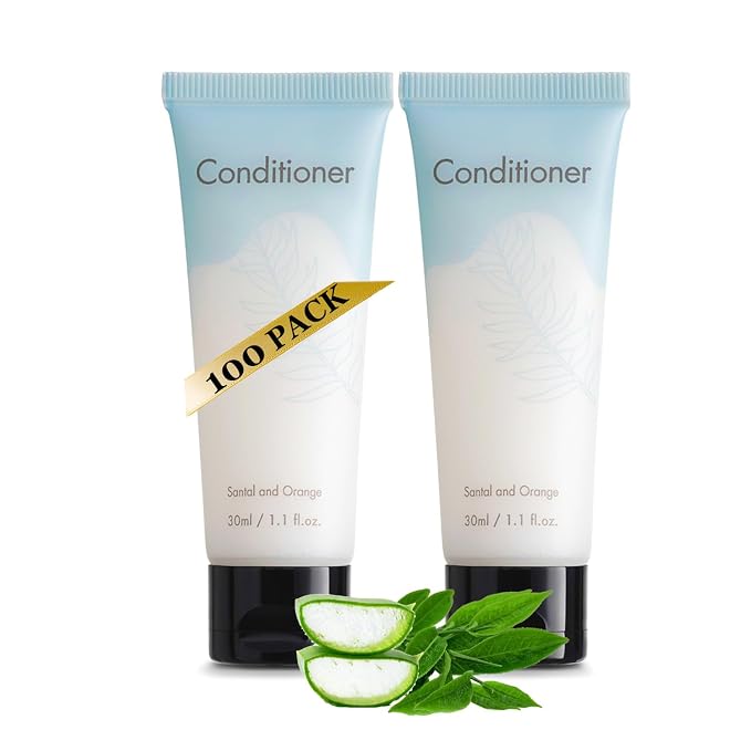Double Sealed Hotel Conditioner Bulk 100 Pack Individually Wrapped Travel Size