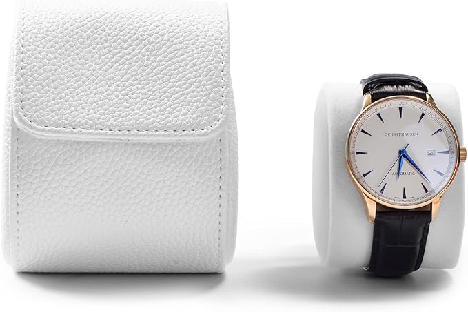Oirlv Luxury Leather Travel Watch Case Portable Jewelry Watch Storage Roll