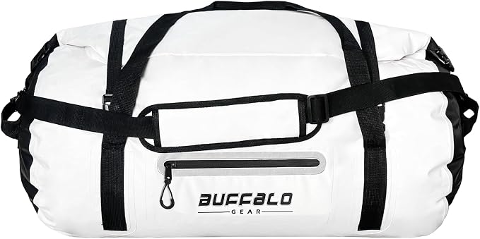 Buffalo Gear Waterproof Duffle Bag 40L 60L 80L Roll-top Dry Bag Heavy Duty