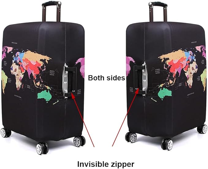 MosaiRudo Thicker Luggage Cover Elastic Suitcase Cover Protector Fits 18-32