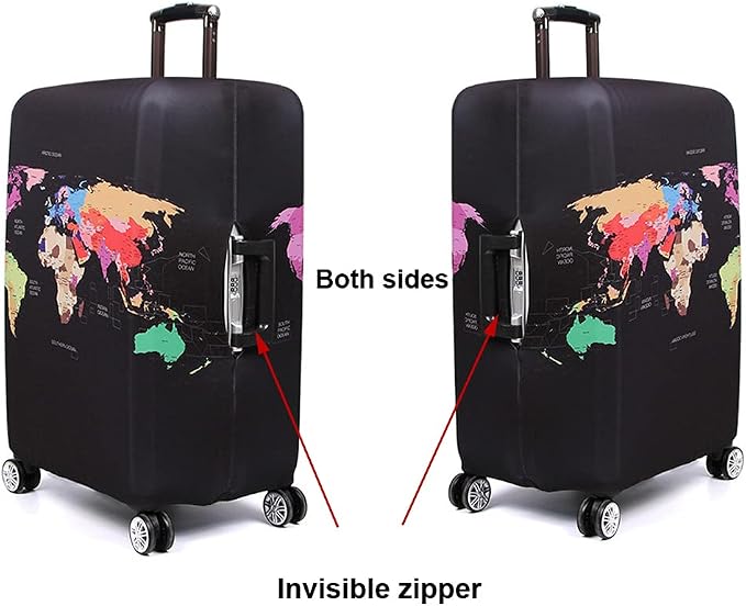 MosaiRudo Thicker Luggage Cover Elastic Suitcase Cover Protector Fits 18-32