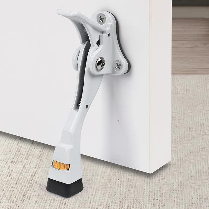 Kick Down Door Stoppers for Bottom of Door, Heavy Duty Kickdown Door Stop