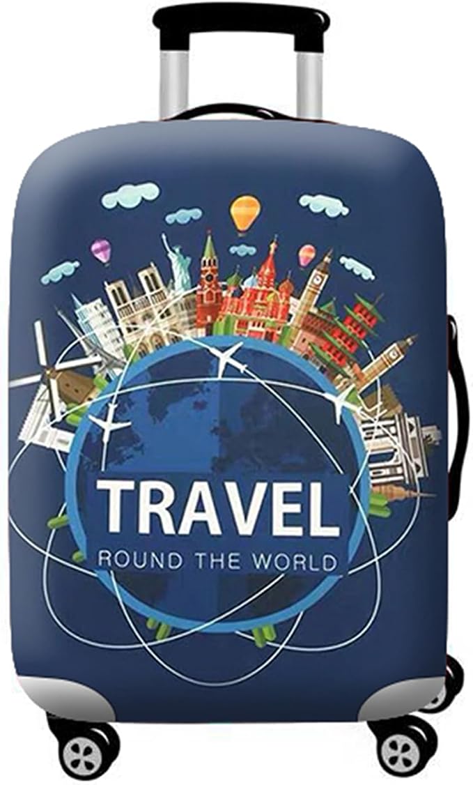 WUJIAONIAO Travel Luggage Cover Baggage Suitcase Cover Protector Skins 18-32