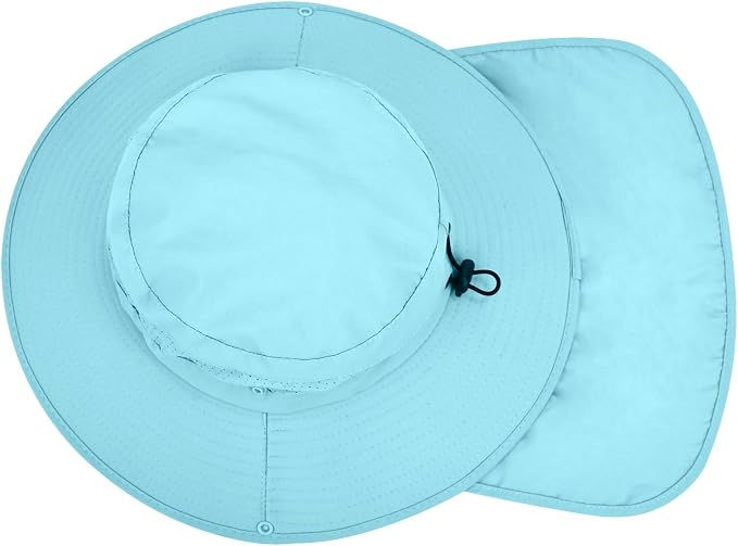 Sun Hats for Men Women, UPF50+ Protection Safari Hat, Wide Brim Fishing Hat
