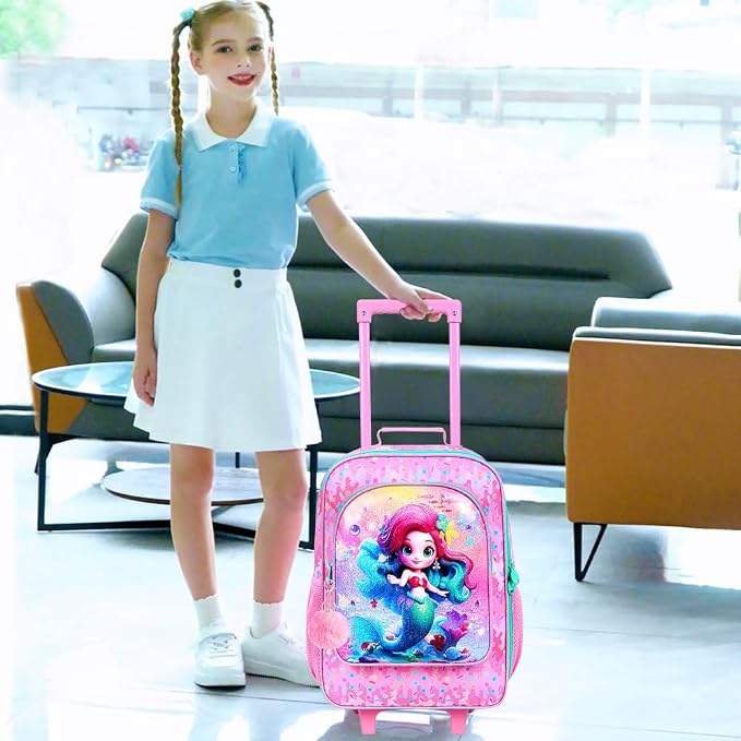 Kids Luggage for Boys Girls, Toddler Rolling Travel Carry on Suitcase