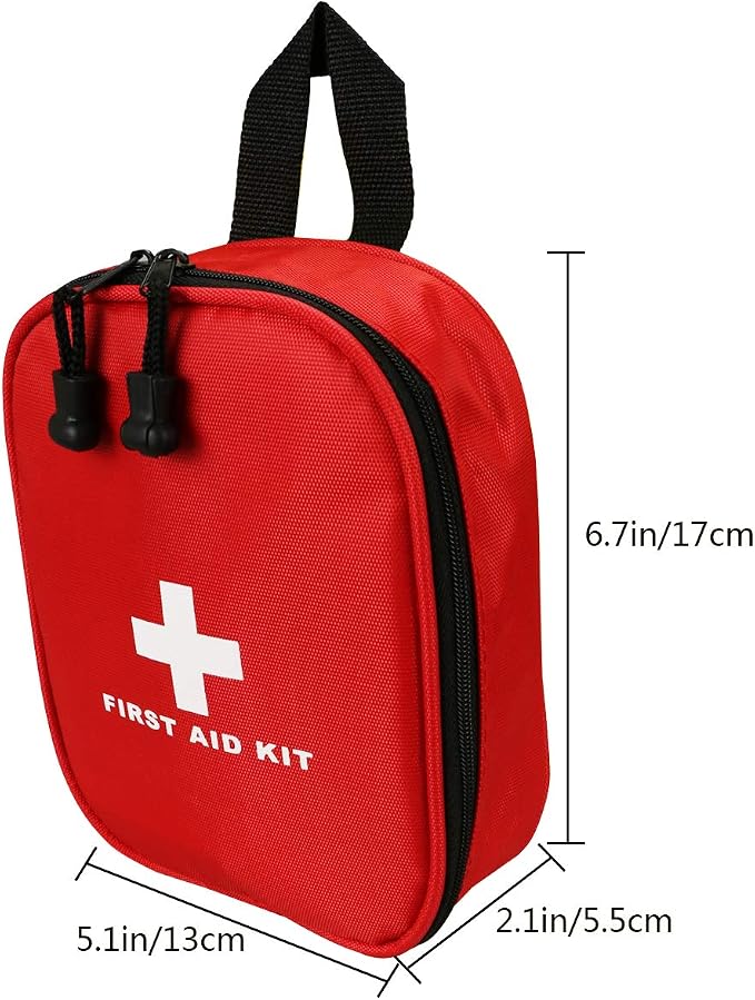 AOUTACC Nylon First Aid Kit Empty, Travel Empty First Aid Kit Pouch Bag