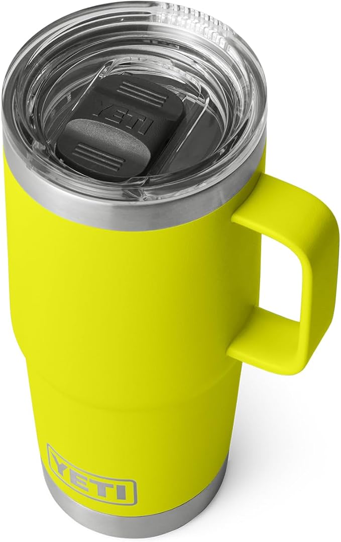 YETI Rambler 20 oz Travel Mug, Stainless Steel, Vacuum Insulated