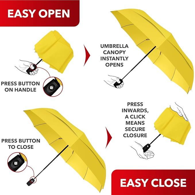 REPEL Windproof Travel Umbrella