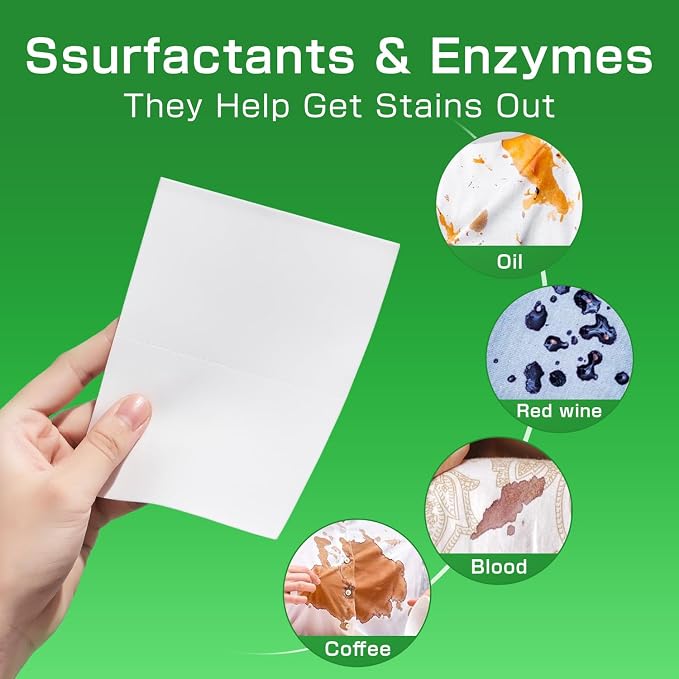 Soulink Laundry Detergent Sheets Unscented 240 Loads，Eco Friendly Detergent