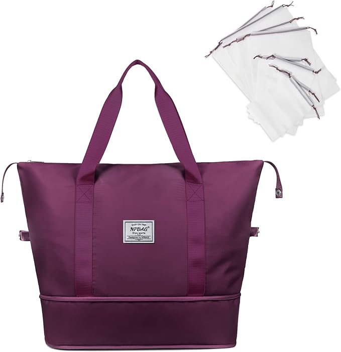 NPBAG Women Travel Duffel, Gym Workout Overnight Bag, Mommy Hospital Bag