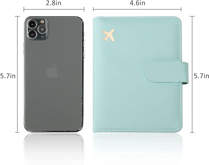 Melsbrinna Passport Holder, Passport Holder Card Slots, Cute Passport cover