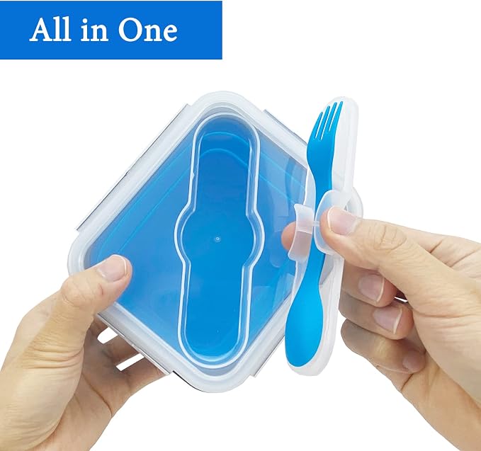 Small Silicone Collapsible Snacks Container