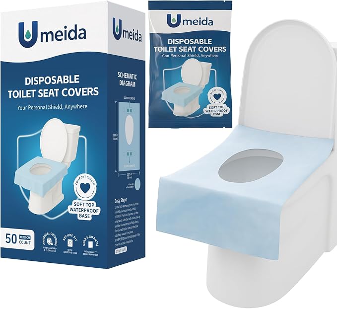 50 Count Disposable Toilet Seat Covers