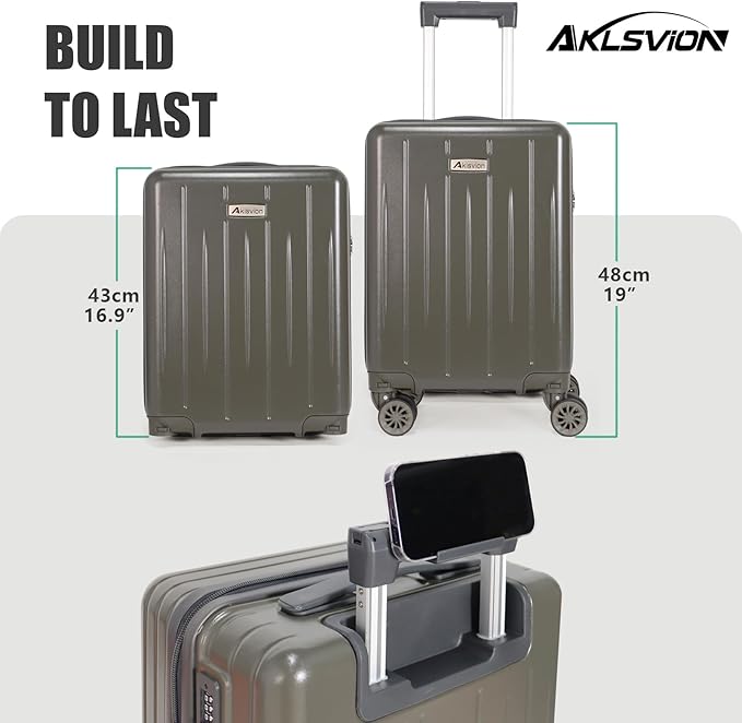 18-inch Carry-on Boarding Luggage: Equipped