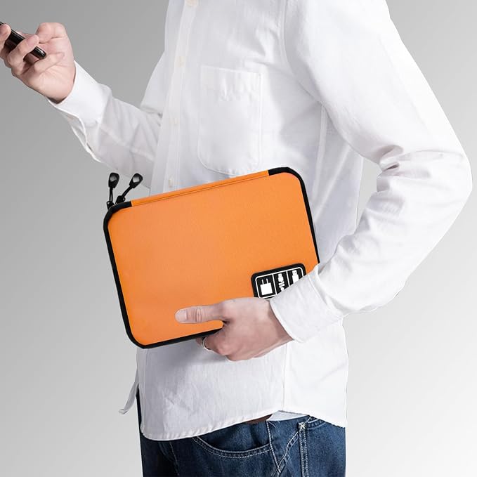 Electronics Travel Organizer, Portable Waterproof Electronic Travel Storage Bag