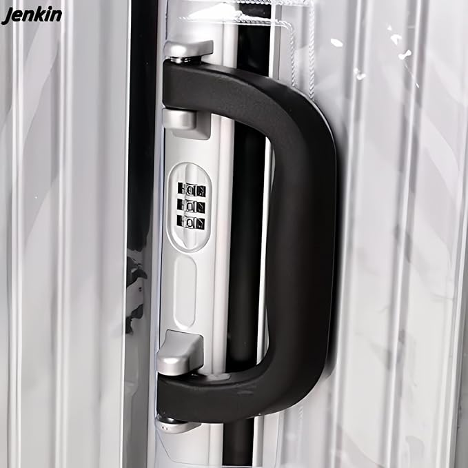 JenKin Luggage Protector Suitcase Cover PVC Waterproof Travel Suitcase Fits