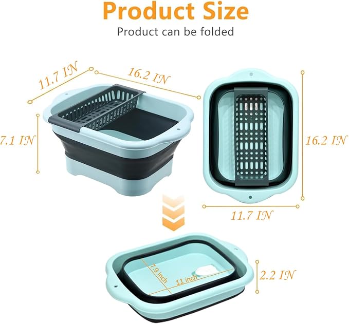 2.98 Gallon Collapsible Dish Basin