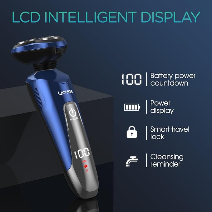 VOYOR Electric Razor for Men Cordless Shavers for Shaving