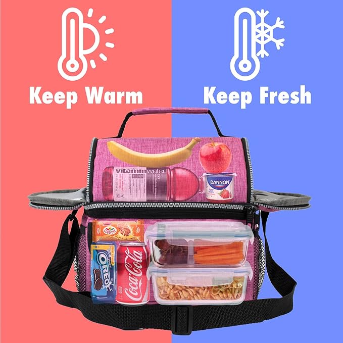 opux Lunch Bag Women Insulated, Adult Lunch Box Cooler, Lunch Box