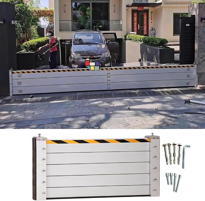 Reusable Flood Barrier, 3/4/5/6/7/8/9/10/11/12/13ft Long Heavy Duty Aluminum