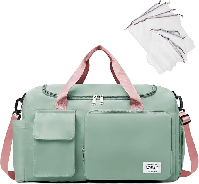 NPBAG Women Travel Duffel, Gym Workout Overnight Bag, Mommy Hospital Bag