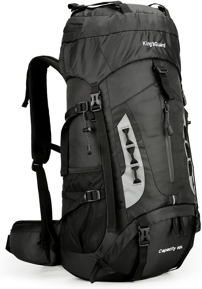 King'sGuard 60L Hiking Backpack Lightweight Camping Backpack
