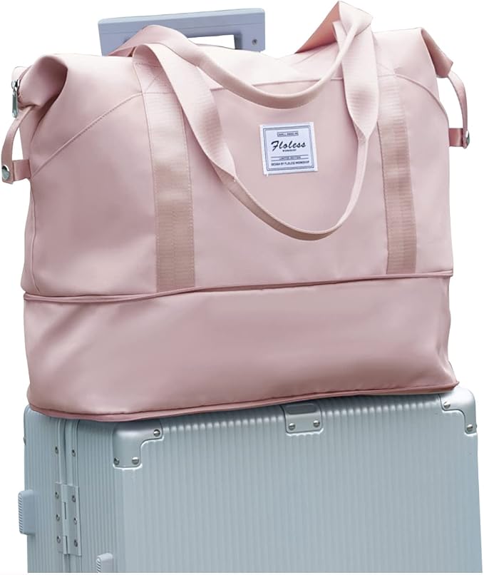 Travel Duffel Bag, Sports Tote Gym Bag, Shoulder Weekender Overnight Bag