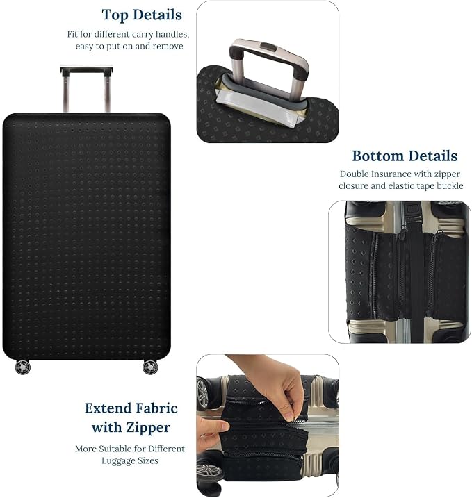 Luggage Cover, Protective Washable Suitcase Cover