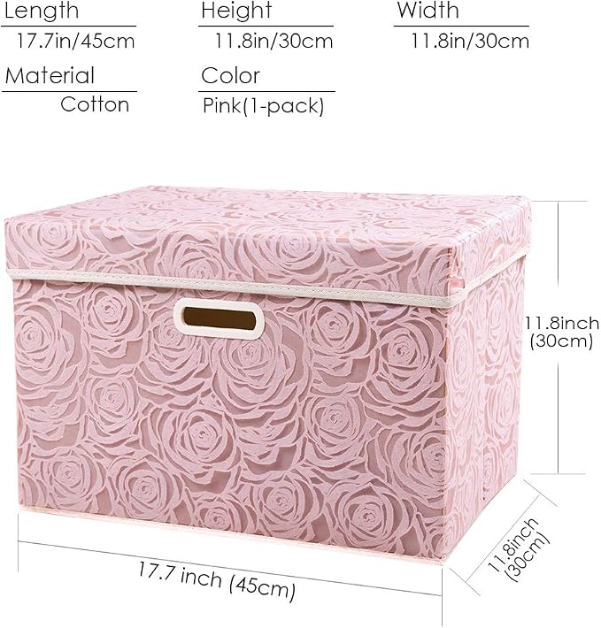PRANDOM Larger Collapsible Storage Bin