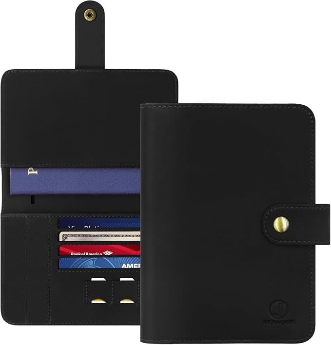 Jack&Chris Genuine Leather Handmade Passport Holder
