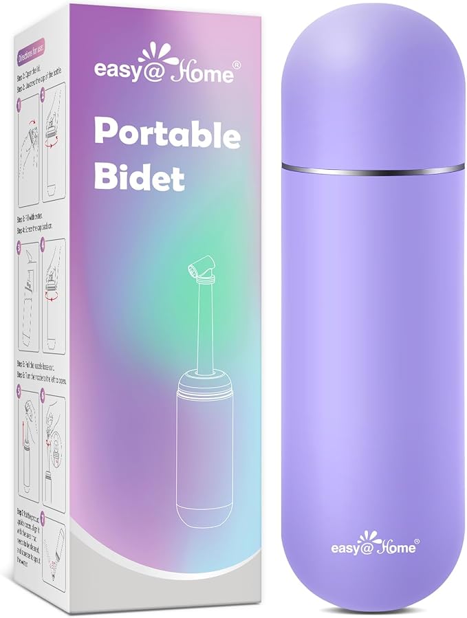 Easy@Home Portable Peri Bottle for Postpartum & Perineal Care: Handheld Bidet