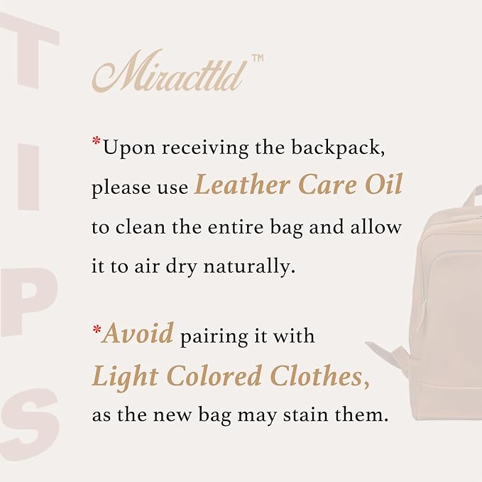 Leather Backpack for Men 15.6" Laptop Backpack 100% Madagascar top-Grain