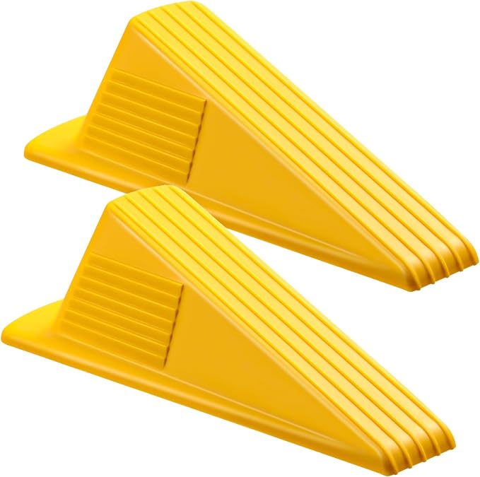 Frienda 2 Pcs Jumbo Door Stoppers Heavy Duty Door Stopper Tall up to 2inch Tall
