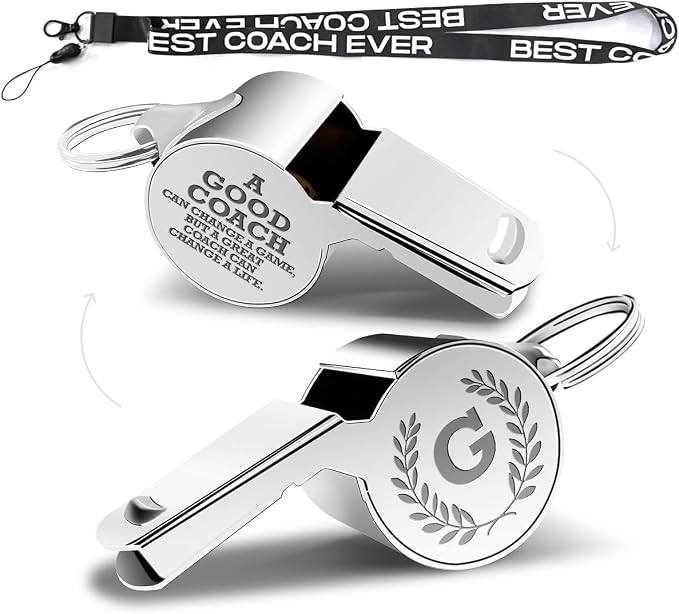 Letters Coach Gifts, Whistle for Coaches, Whistle Emergency, Thank You Coach