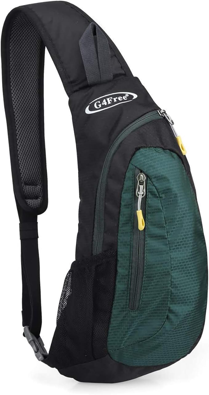 G4Free Sling Bag for Men Women, Small Crossbody Backpack Lightweight Chest