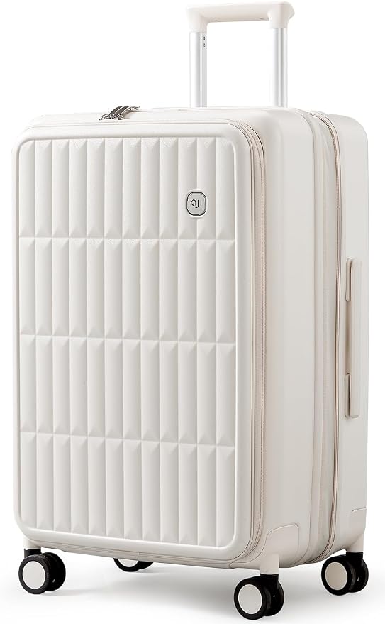 aji Expandable Top Open 24 Inch Checked Luggage