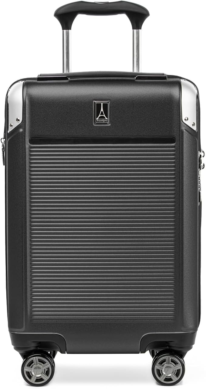 Travelpro Platinum Elite Hardside Expandable Carry on Luggage, 8 Wheel Spinner